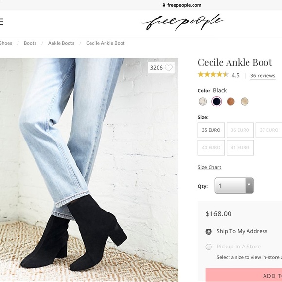 Free People Block Heel Bootie Pink - Picture 7 of 7